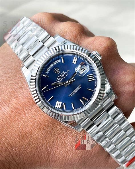 rolex day date smoked dial|Rolex Day-Date 40 prices.